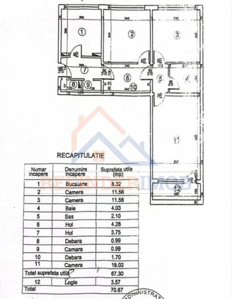 3 Camere Grand Arena, decomandat, renovat total
